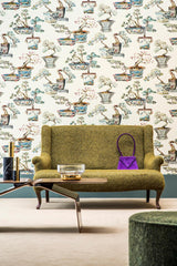 Yeti room setting — Pierre Frey fabric