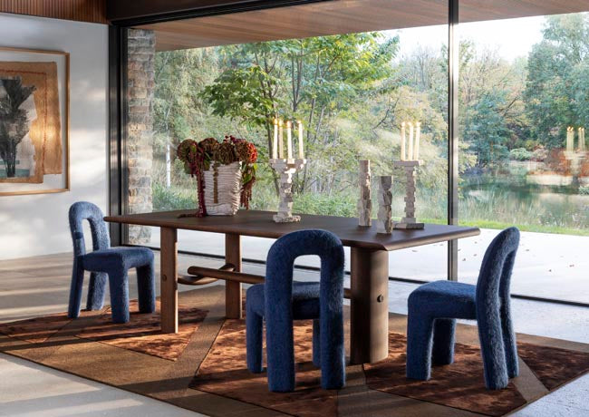 Yeti room setting — Pierre Frey fabric