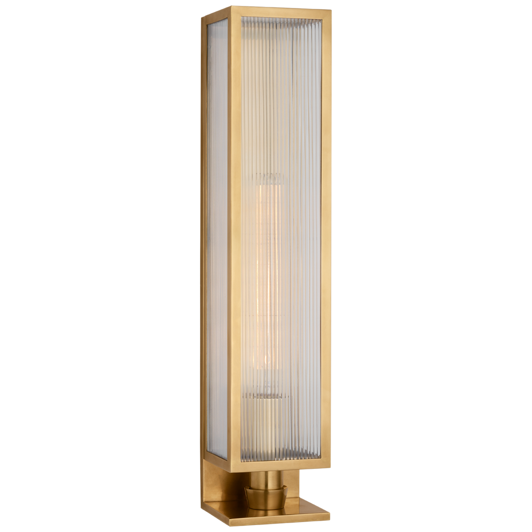 York 24" Single Box Vägglampa Soft Brass