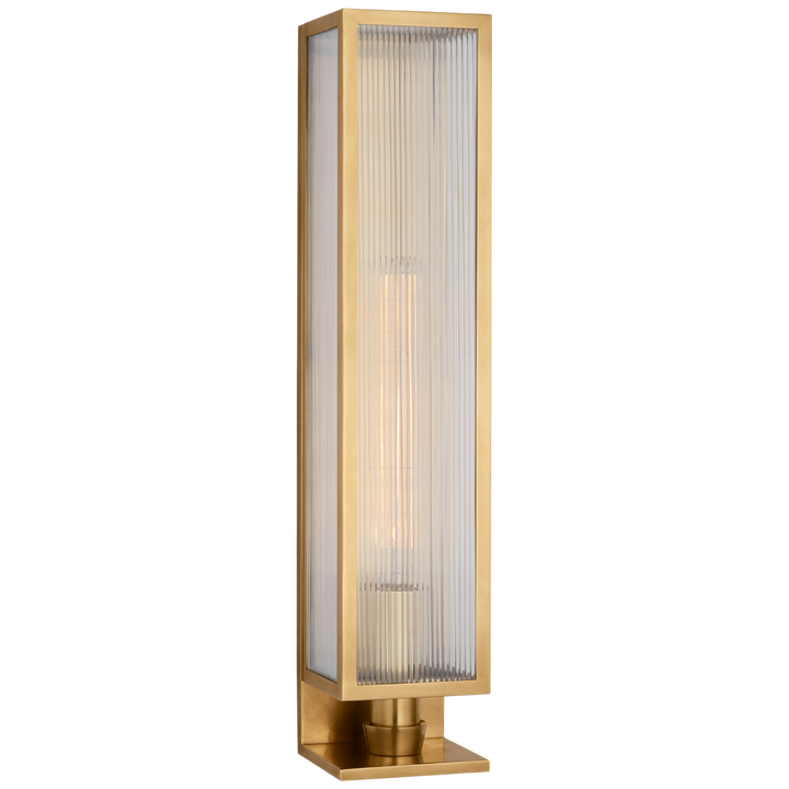 York 24" Single Box Vägglampa Soft Brass