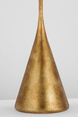 Zealous 62" Golvlampa — Kelly Wearstler for Visual Comfort & Co. — Museum Gild with Linen Shade detaljbild