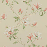 Colefax Fowler Marchwood Coral/Sage -tapetti