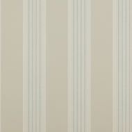 Colefax Fowler Tapet Tealby Stripe Beige/Blue