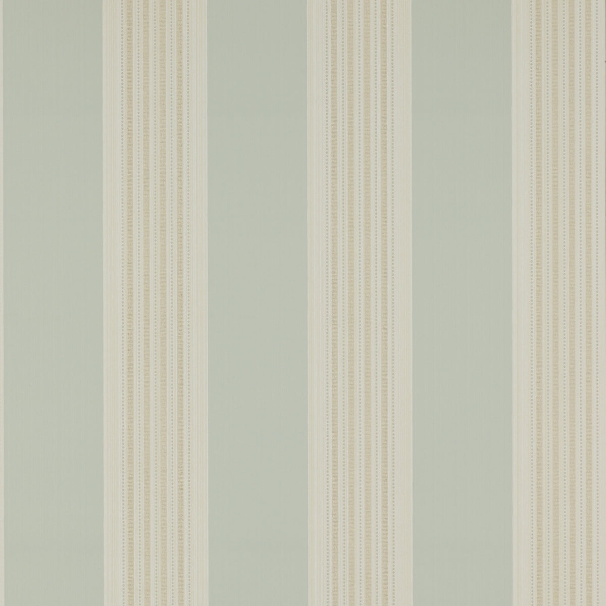Colefax Fowler Tealby Stripe Aqua/Beige -tapetti