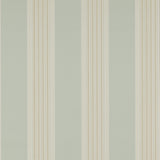 Colefax Fowler Tealby Stripe Aqua/Beige -tapetti