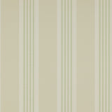Colefax Fowler Tealby Stripe Beige/Green -tapetti