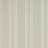 Colefax Fowler Tealby Stripe Stone/Aqua -tapetti