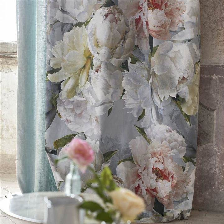 Designers Guild Tyg Peonia Grande Zinc