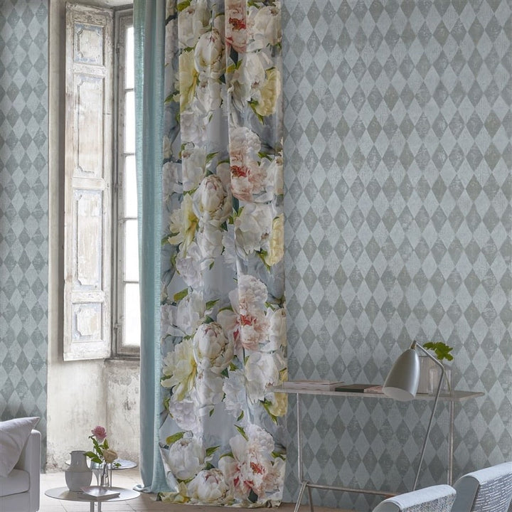 Designers Guild Tyg Peonia Grande Zinc