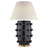 Black with Linen Shade