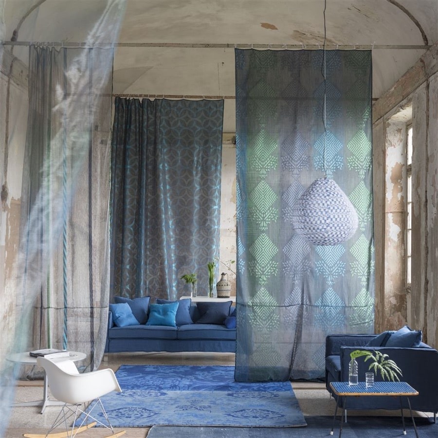 Designers Guild Tyg Mittsuami Turquoise