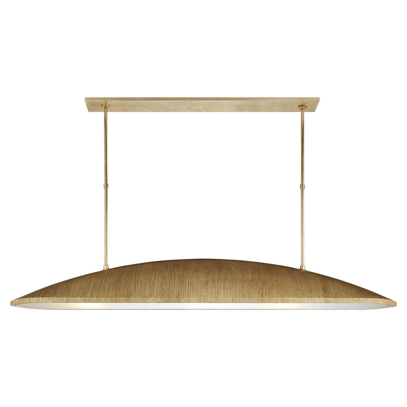 Utopia Large Linear Pendant – Gild with Frosted Acrylic