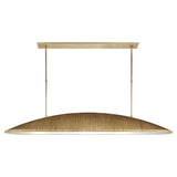 Utopia Large Linear Pendant – Gild with Frosted Acrylic
