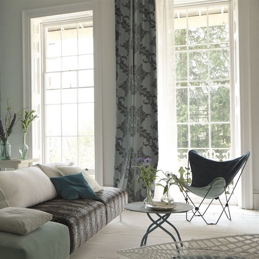 Designers Guild Tyg Aksu Graphite