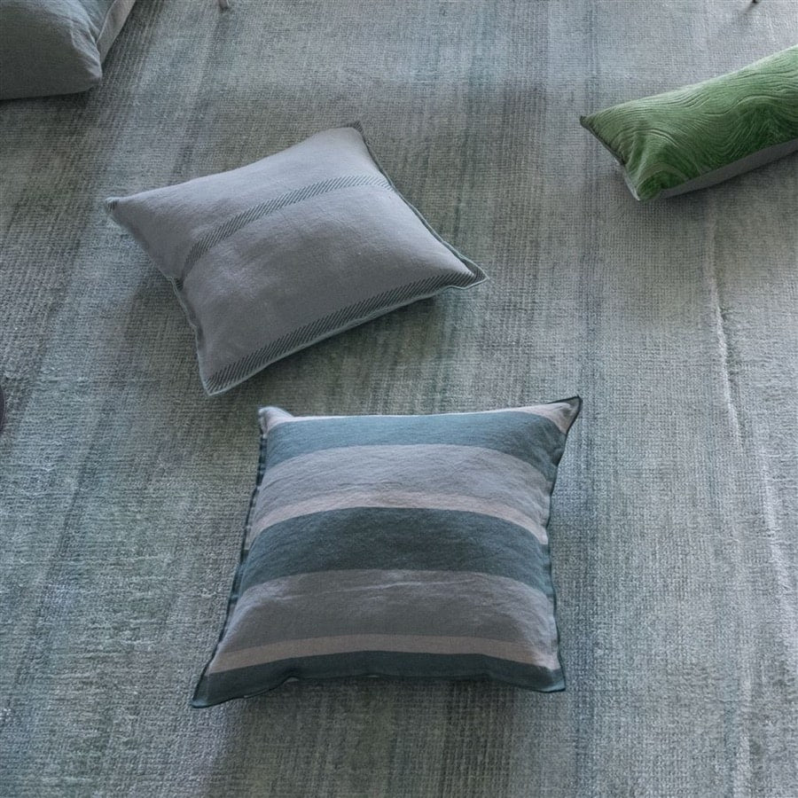 Designers Guild Tyg Brera Striscia Zinc