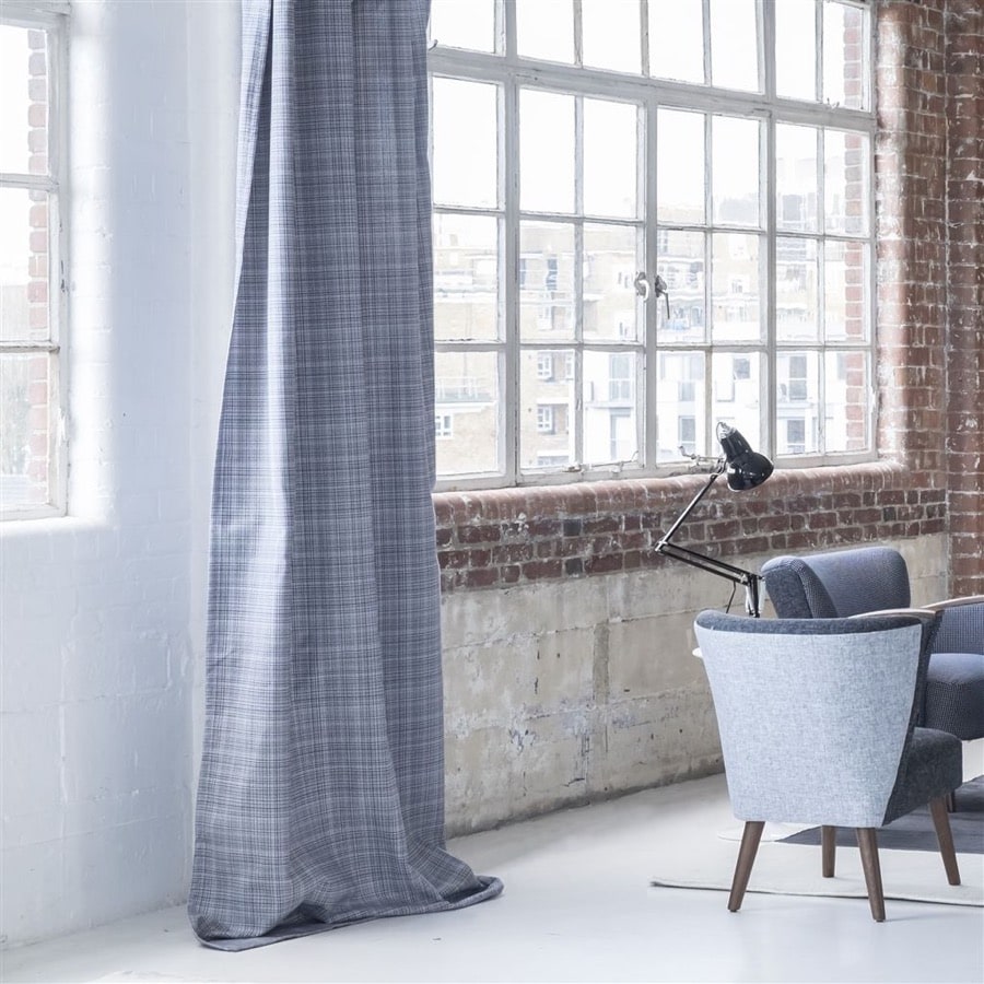Designers Guild Tyg Tattersall Turquoise