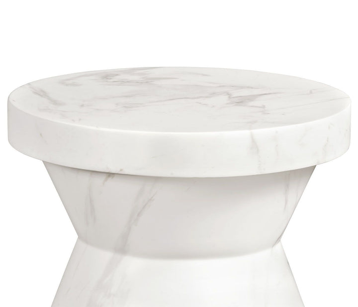 Outdoor Geometric Round Wine Table