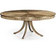 Golden Amber Round Dining Table