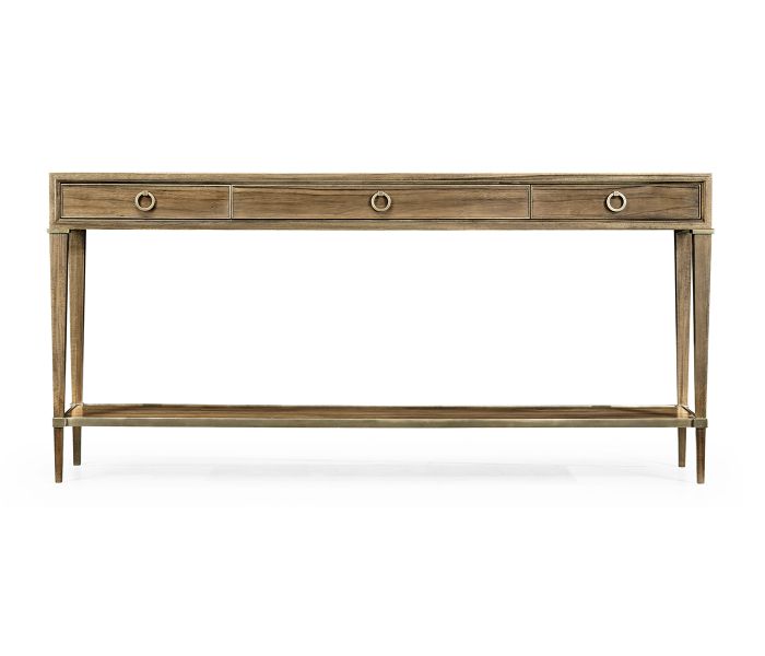Golden Amber Console Table