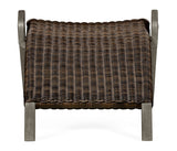 Hampton grå Foot Rest For loungefåtölj 550008 för utomhusbruk