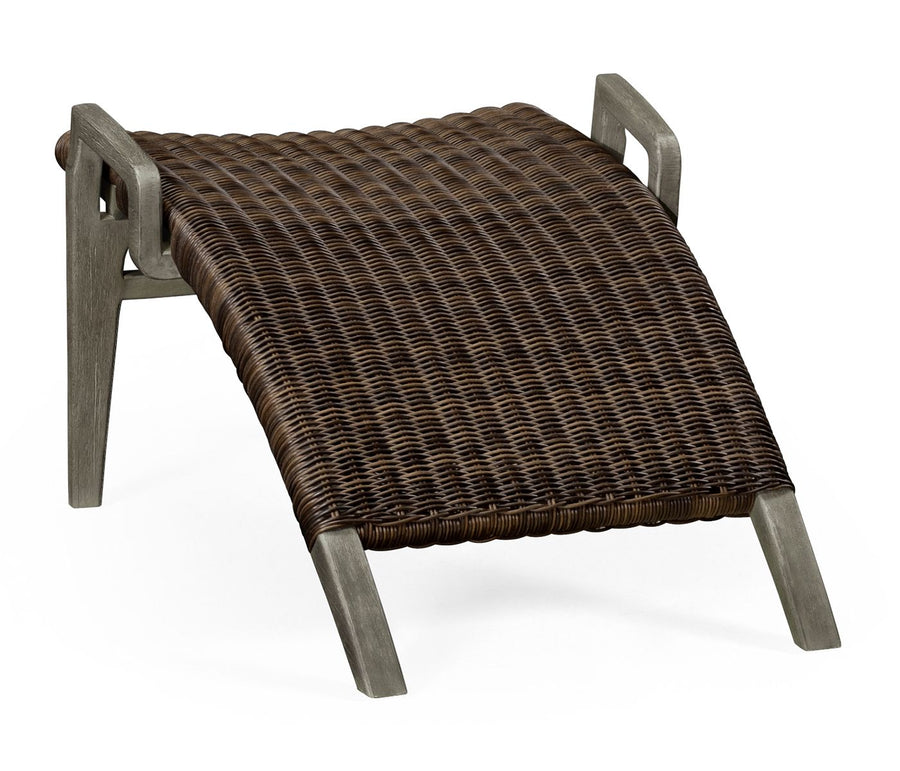 Hampton grå Foot Rest For loungefåtölj 550008 för utomhusbruk