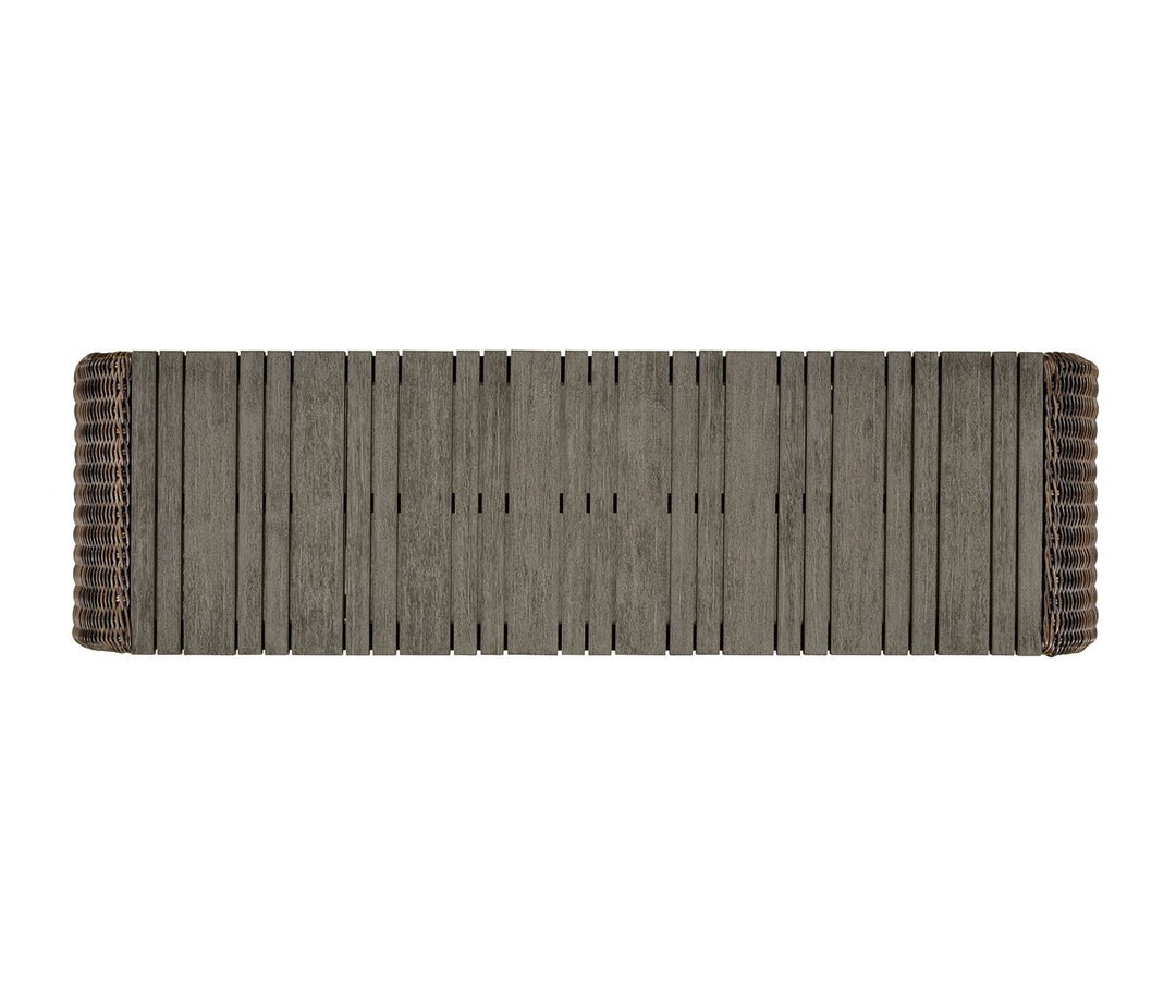 Hampton Curved Outdoor Console Table