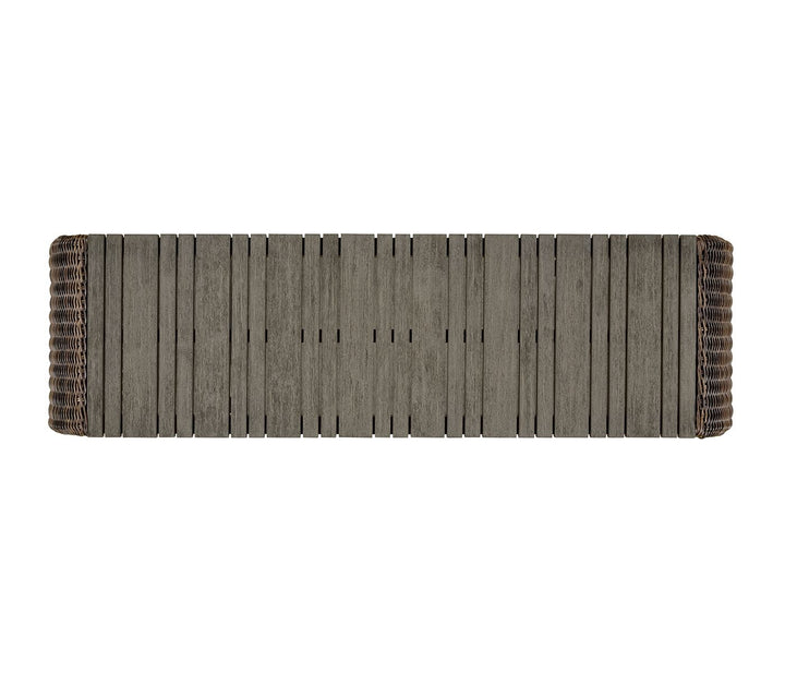 Hampton Curved Outdoor Console Table