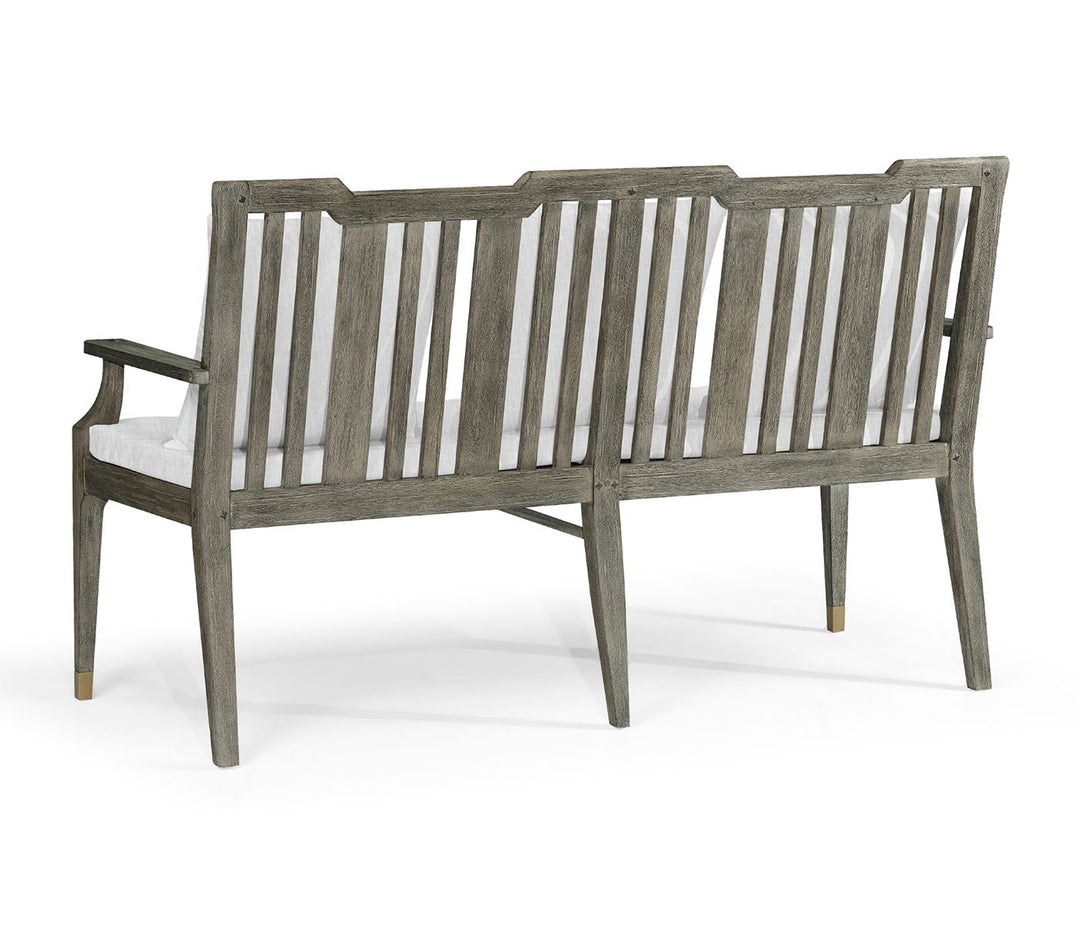 Hampton Grey Outdoor Bench