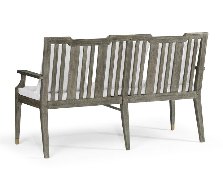 Hampton Grey Outdoor Bench