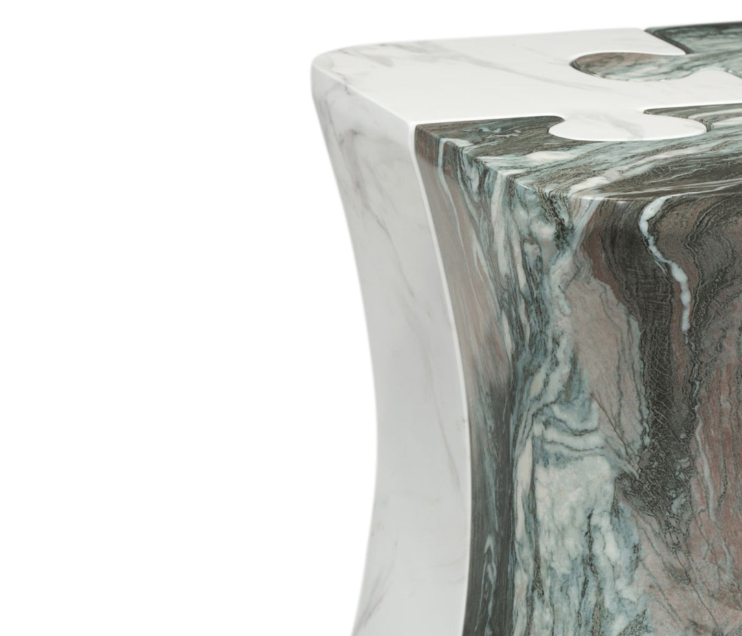 Outdoor Puzzle Piece Side Table