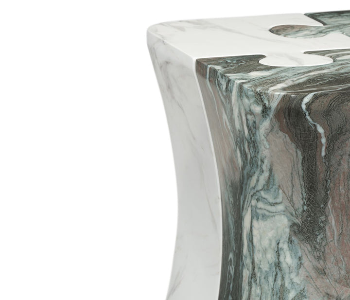 Outdoor Puzzle Piece Side Table
