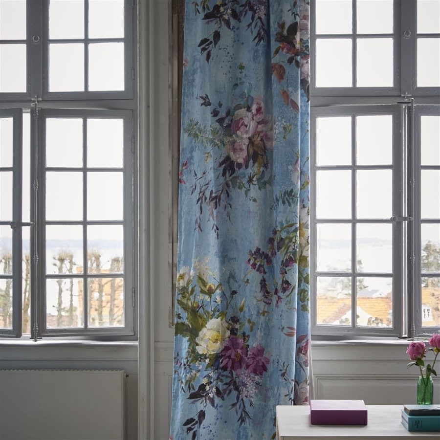 Designers Guild Tyg Aubriet Slate Blue