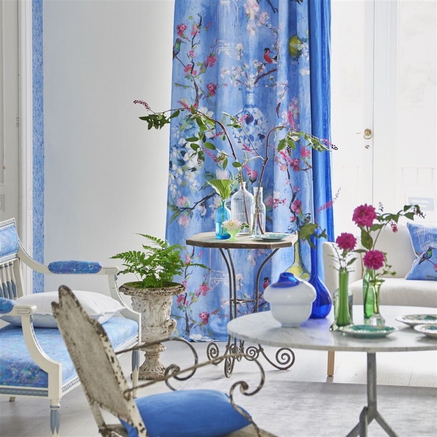 Designers Guild Tyg Istoriato Cobalt