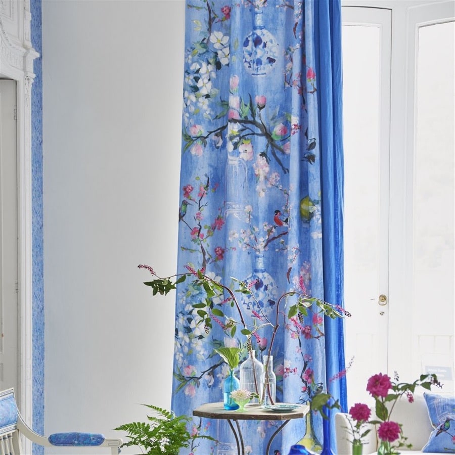 Designers Guild Tyg Istoriato Cobalt