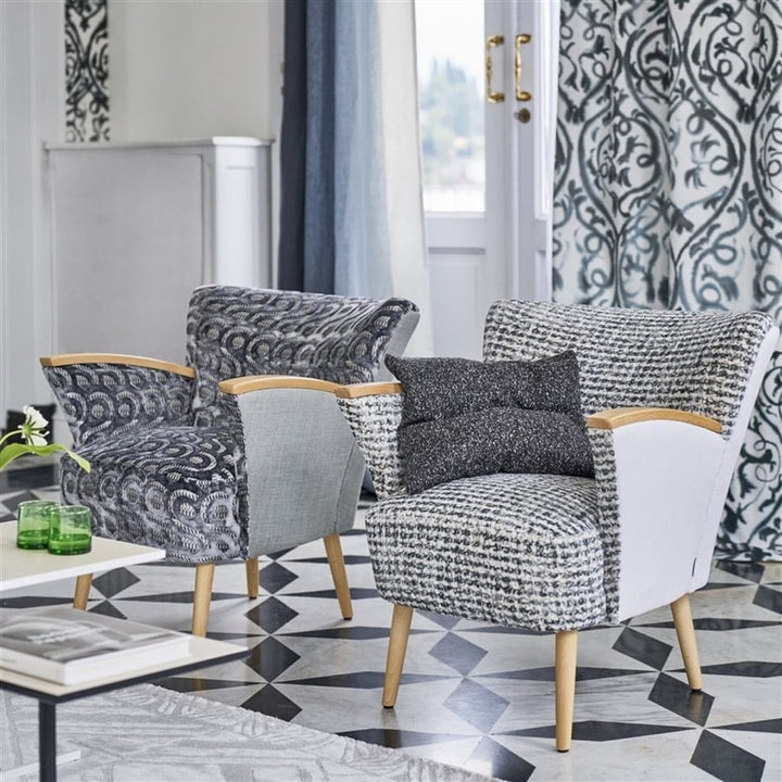 Designers Guild Tyg Latticino Graphite