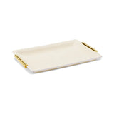Aerin Förvaringsbricka Shagreen Cream