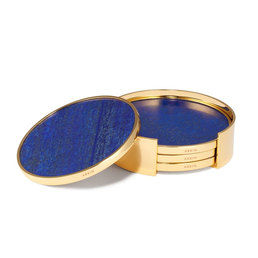 Aerin Glasunderlägg Lucas (Set Of Four) Lapis