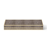 Aerin Poker Set Shagreen Chocolate