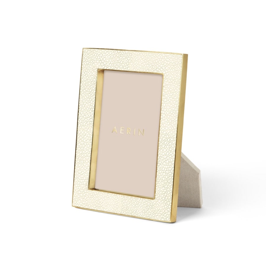Aerin Ram Classic Shagreen Cream 4 X 6"