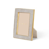 Aerin Ram Classic Shagreen Dove 4 X 6"