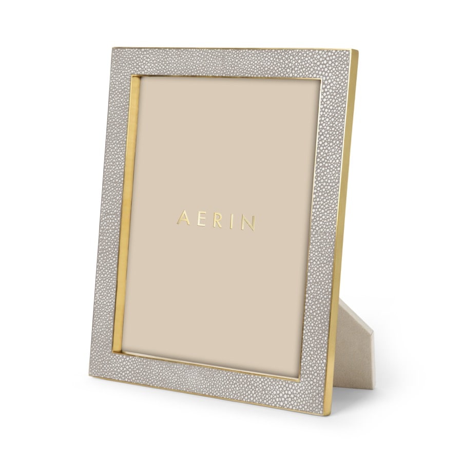 Aerin Ram Classic Shagreen Dove 8 X 10"
