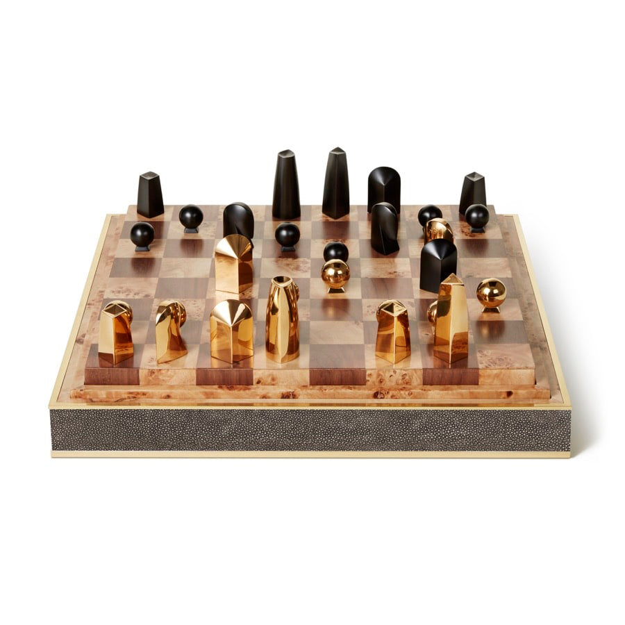 Aerin Schackbräda Shagreen Chocolate