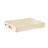 Aerin Serveringsbricka Classic Shagreen Cream