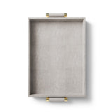 Aerin Serveringsbricka Classic Shagreen Dove