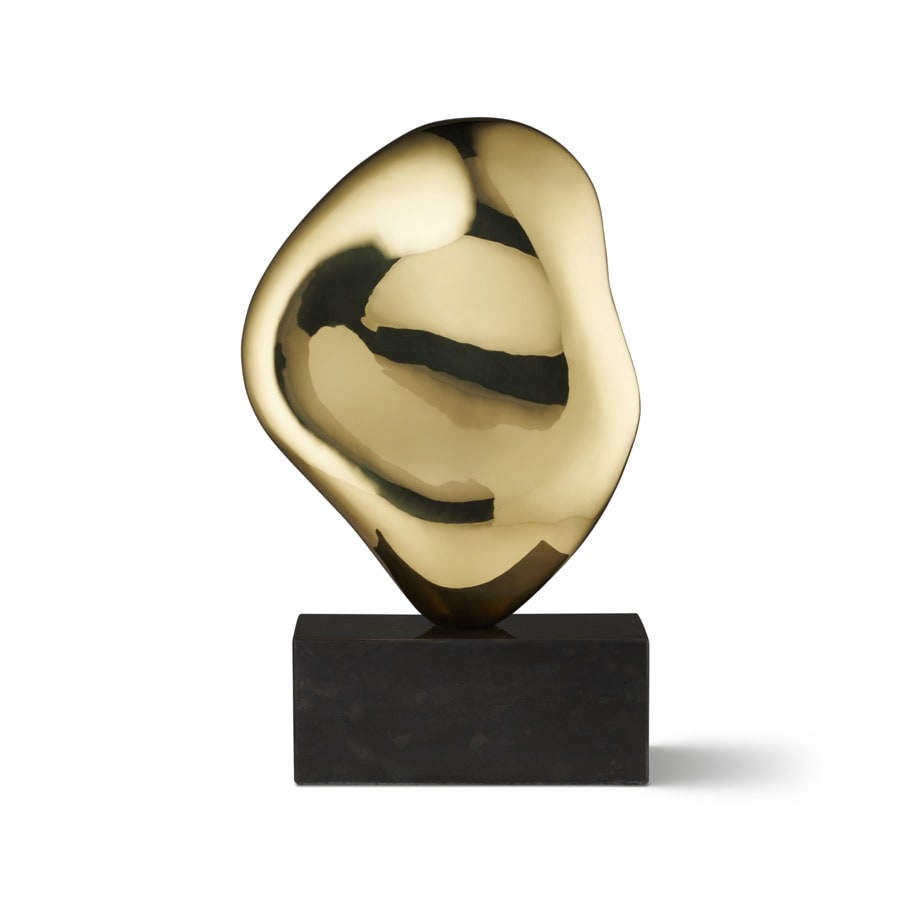 Lade das Bild in den Galerie-Viewer, Aerin Skulptur Antonin Objet Brass and Marble
