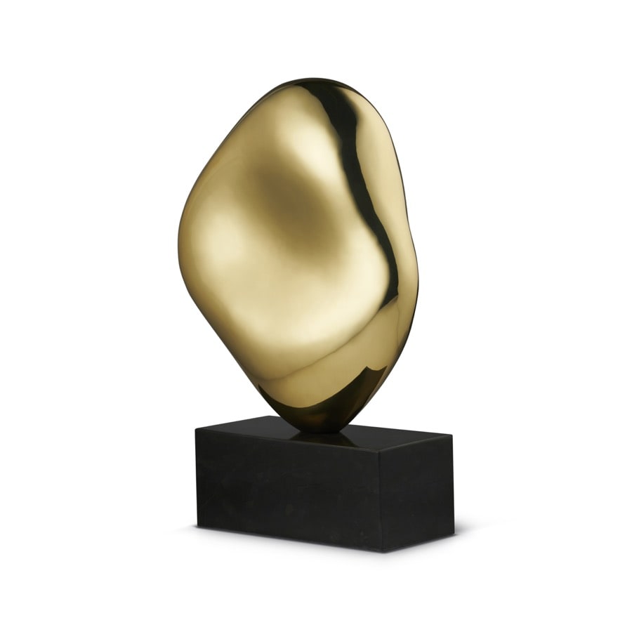 Aerin Skulptur Antonin Objet Brass and Marble