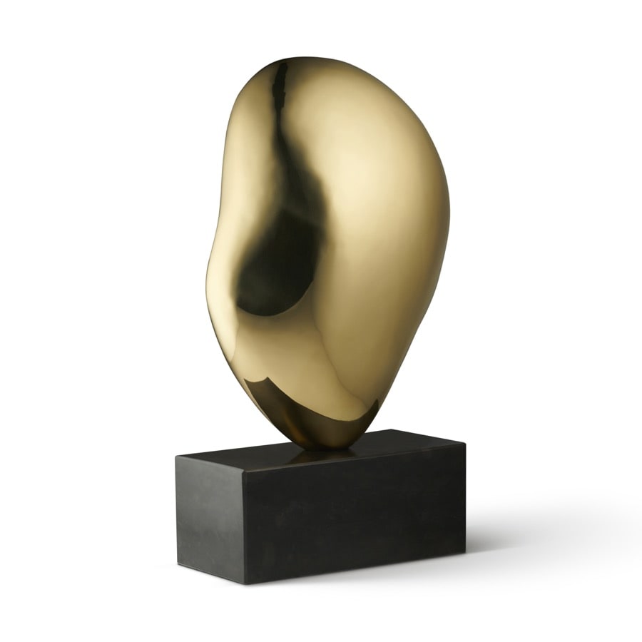 Lataa kuva Galleria-katseluun, Aerin Skulptur Antonin Objet Brass and Marble
