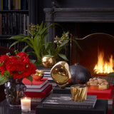 Aerin Skulptur Antonin Objet Brass and Marble