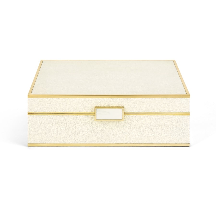 Aerin Smyckeskrin Classic Shagreen (Large) Cream