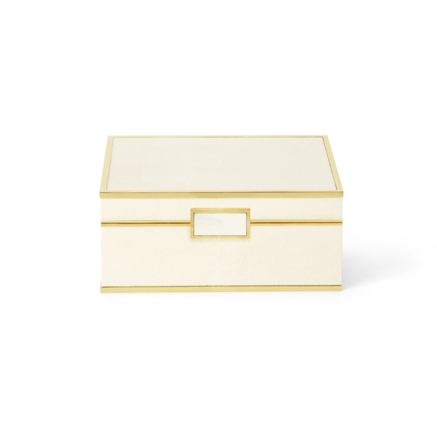 Aerin Smyckeskrin Classic Shagreen (Small) Cream